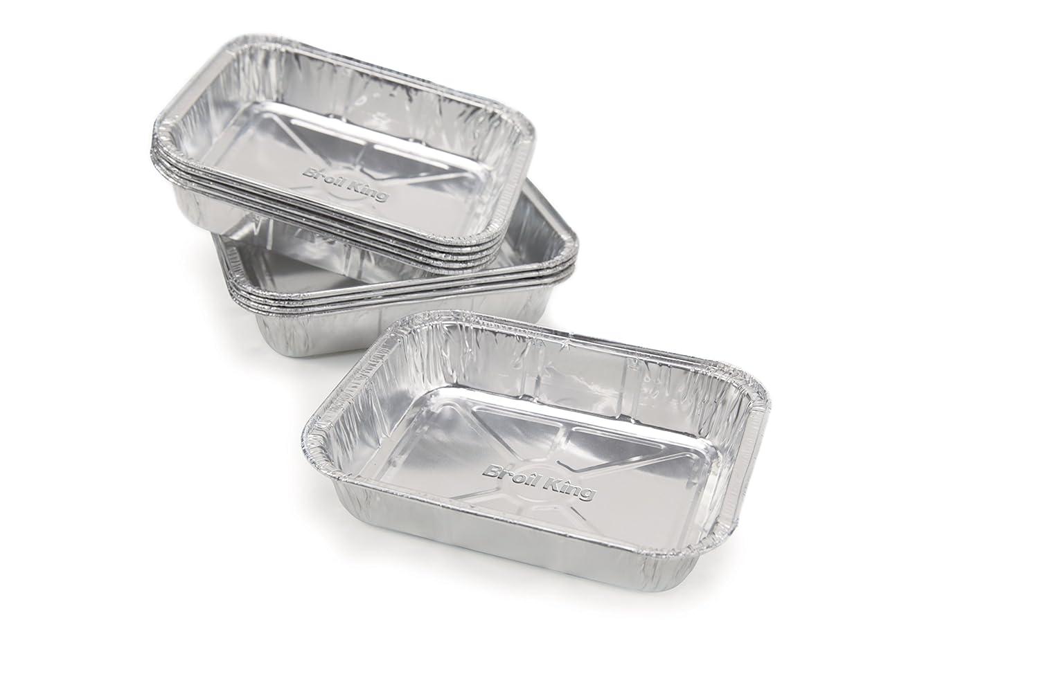 Universal Small Silver Aluminum Drip Pans, 10-Pack