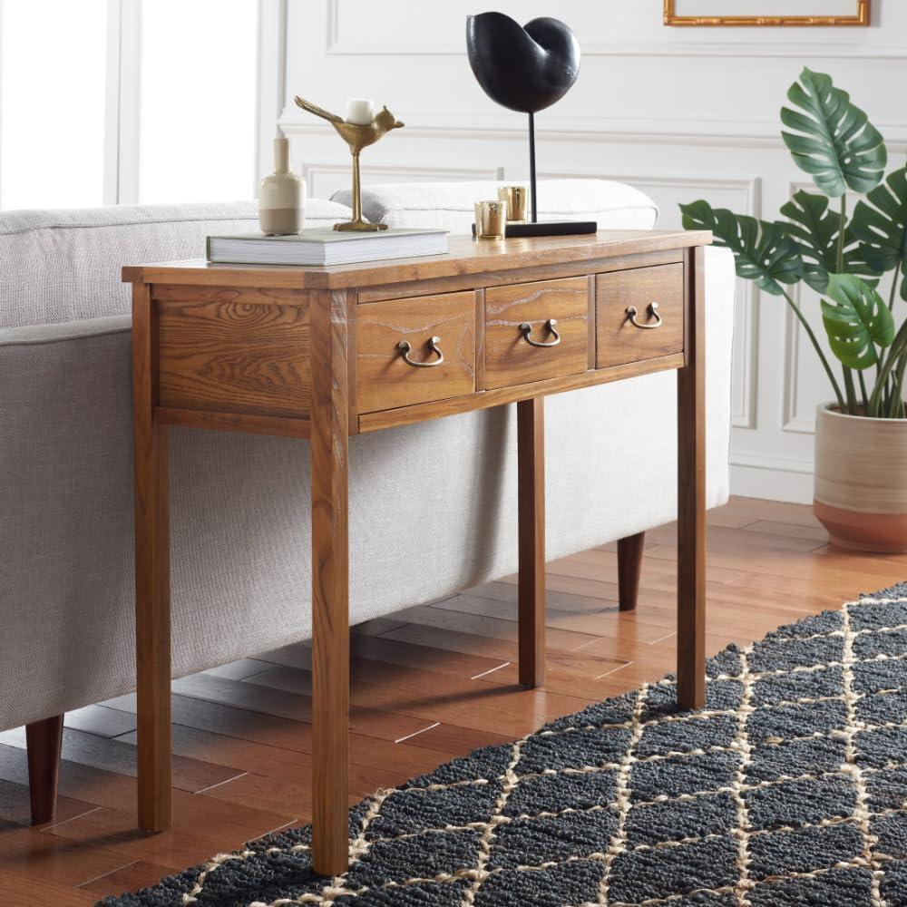 Cindy Console - AMH6568G - Brown - Safavieh Couture