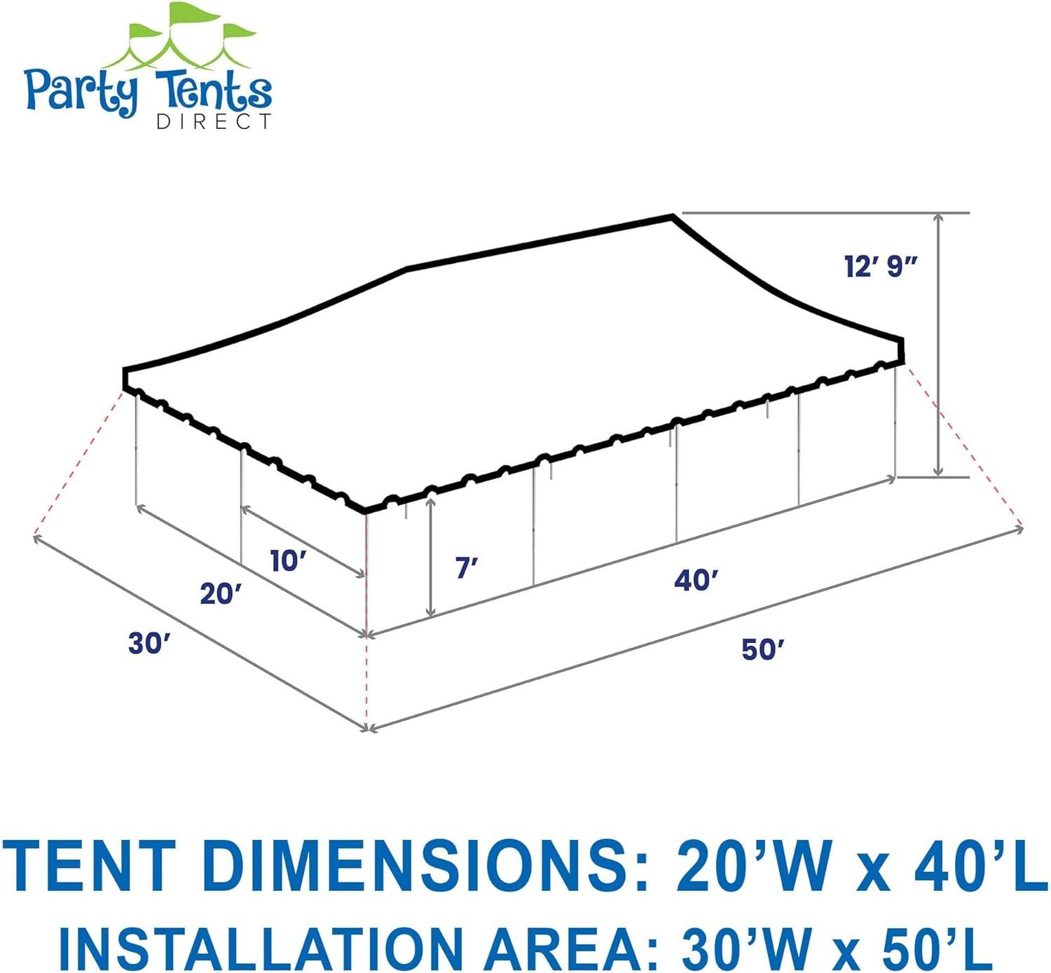 Party Tents Direct Galvanized Party Steel Tent