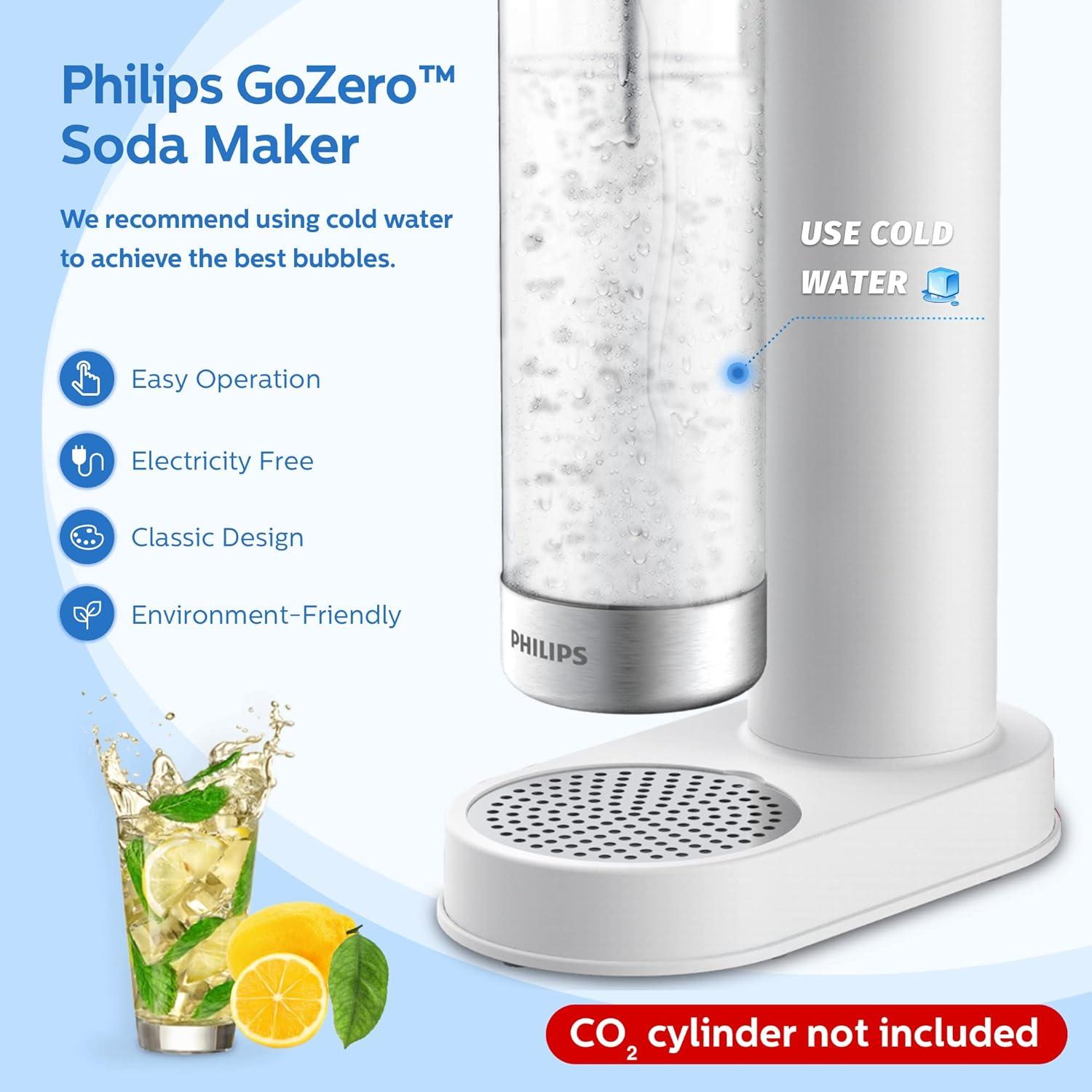 Philips GoZero White 1 L Soda Maker 1 pk