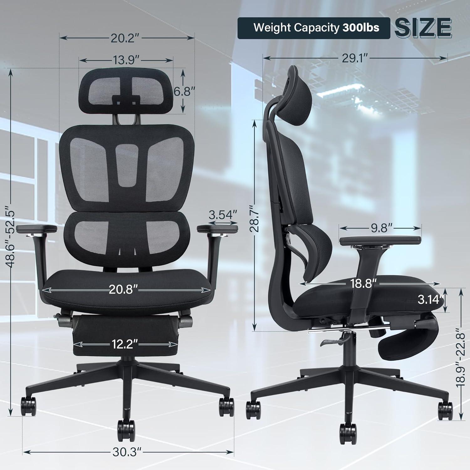 High Back Ergonomic Mesh Office Chair