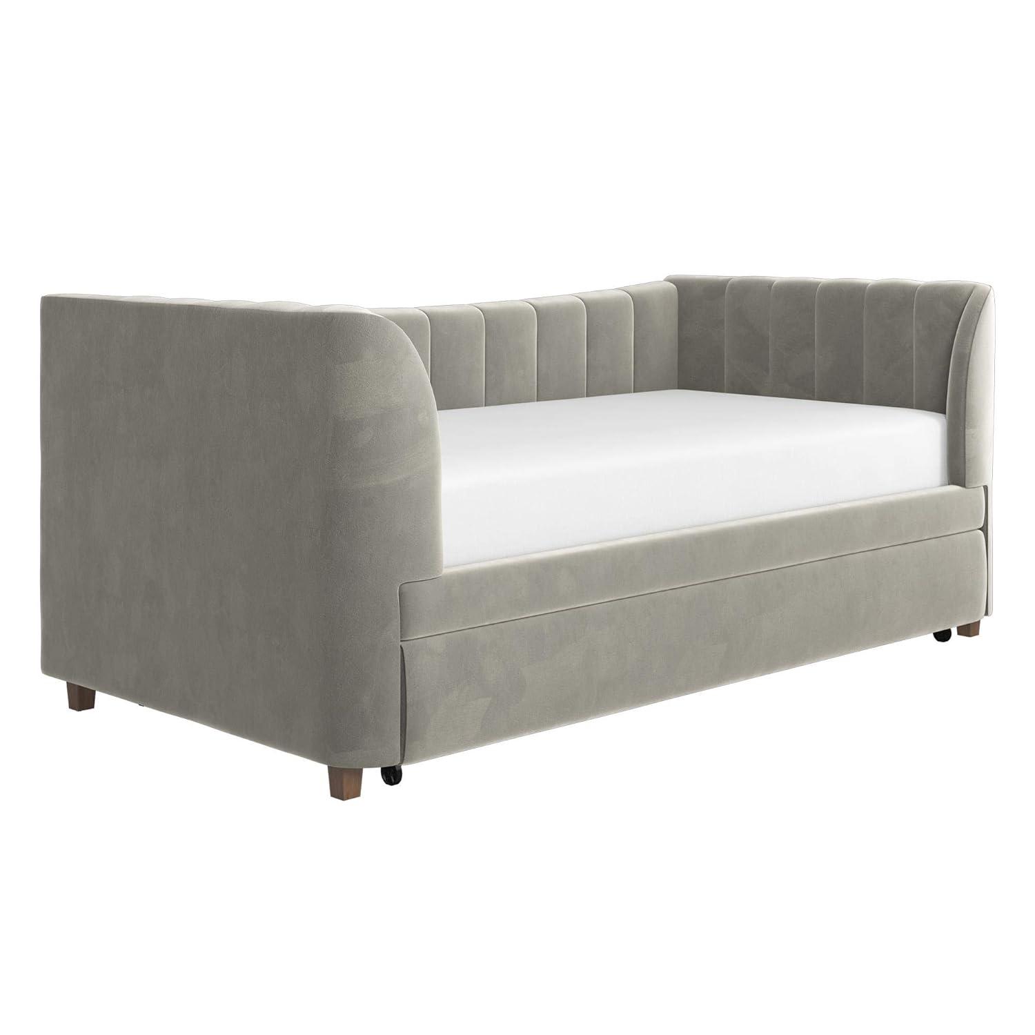 Valentina Twin Upholstered Daybed with Trundle