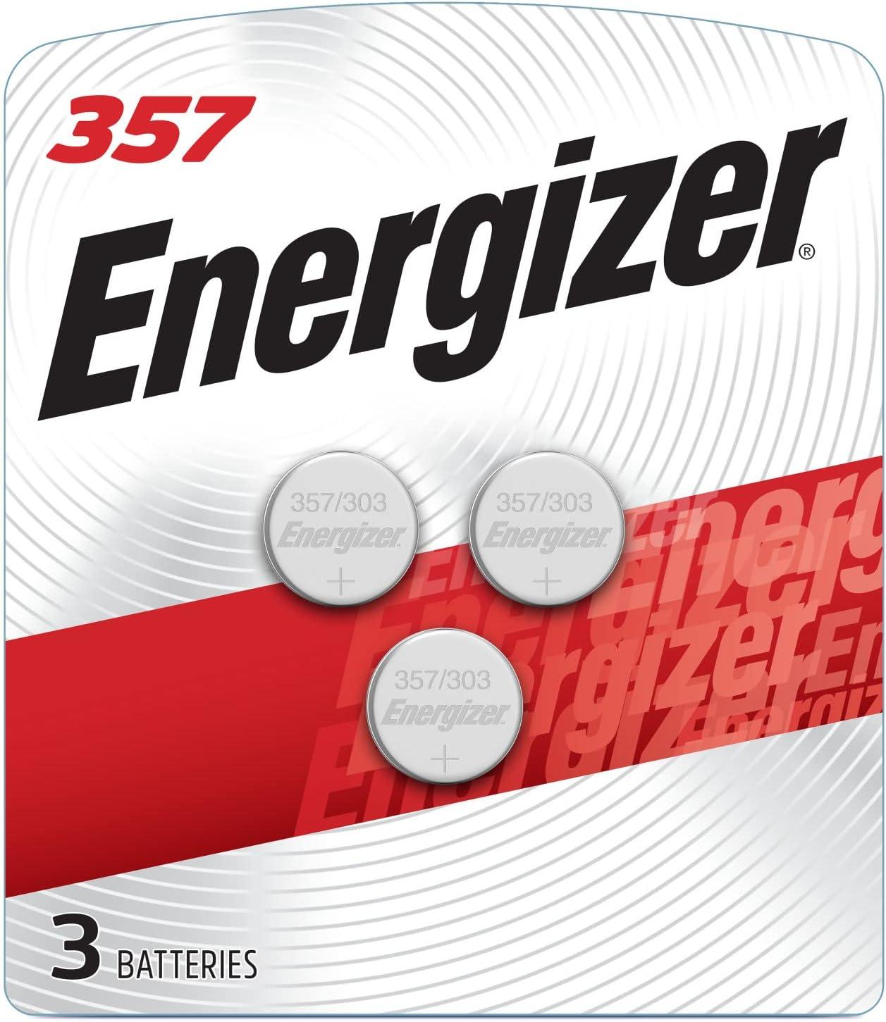 Energizer 357 Batteries 3pk - Silver Oxide Button Battery