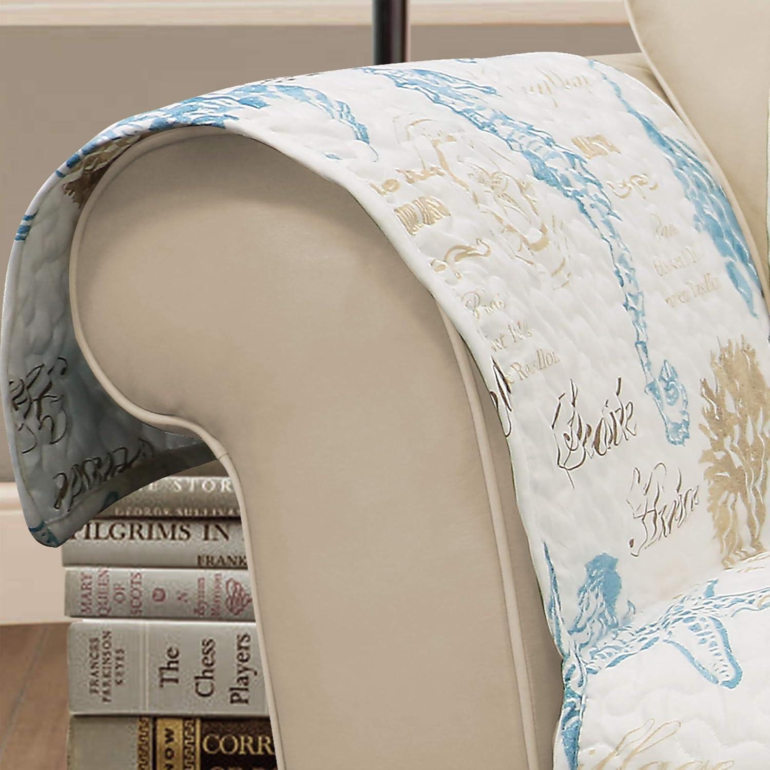 Lush Decor Harbor Life Arm Chair Slipcover