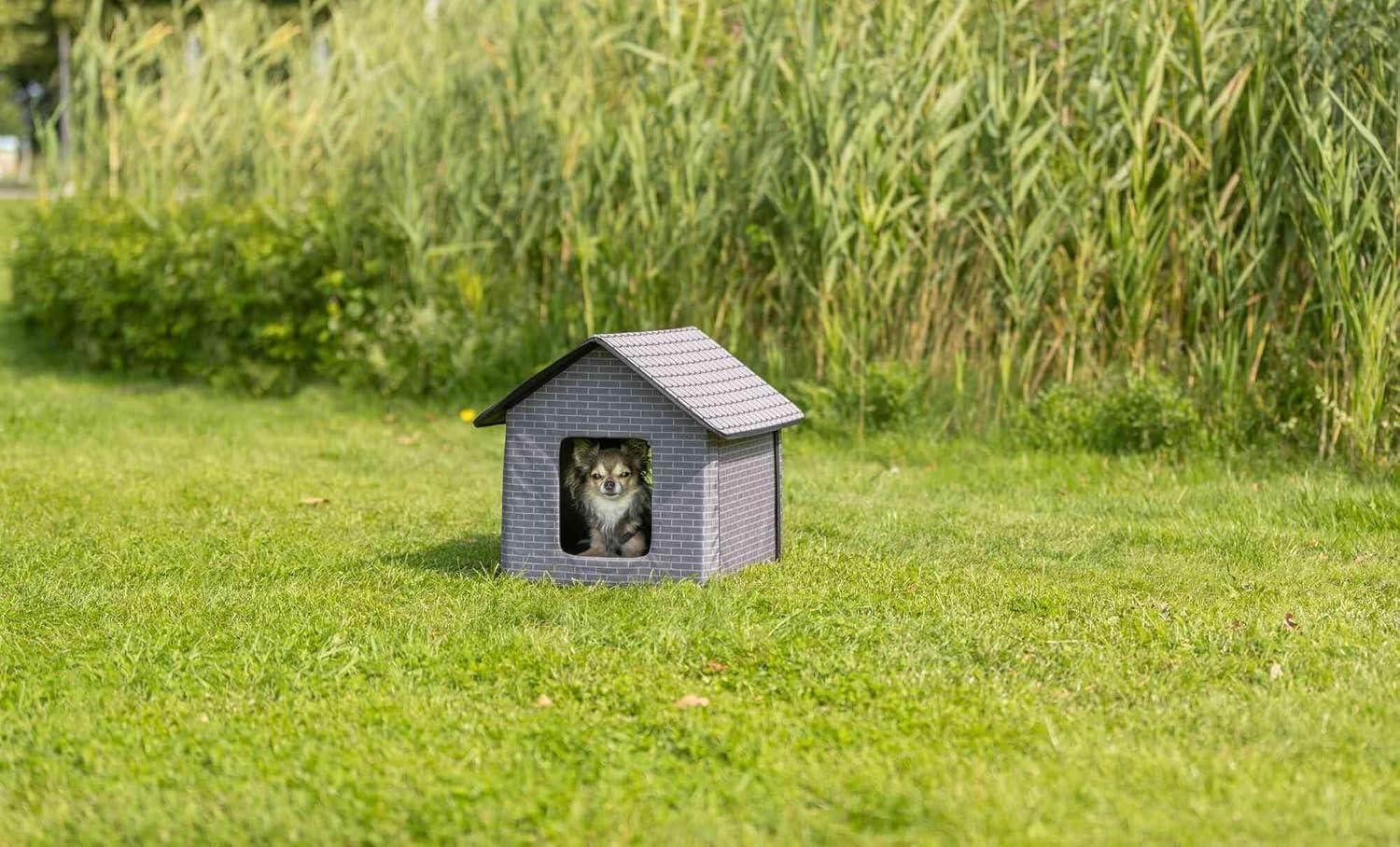 TRIXIE TRIXIE Insulated Outdoor Pet House, Waterproof Material, For Small Dogs and Cats, Feral Cats