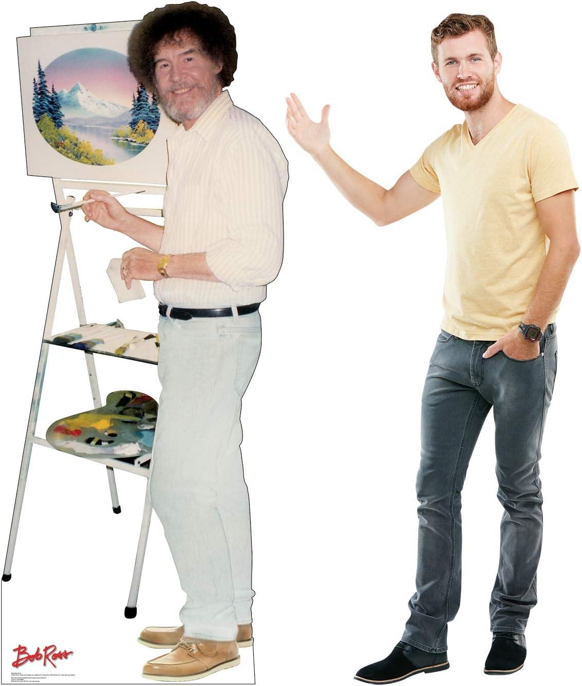 Advanced Graphics 2456T 74 x 31 in. Bob Ross Talking Cardboard Standup