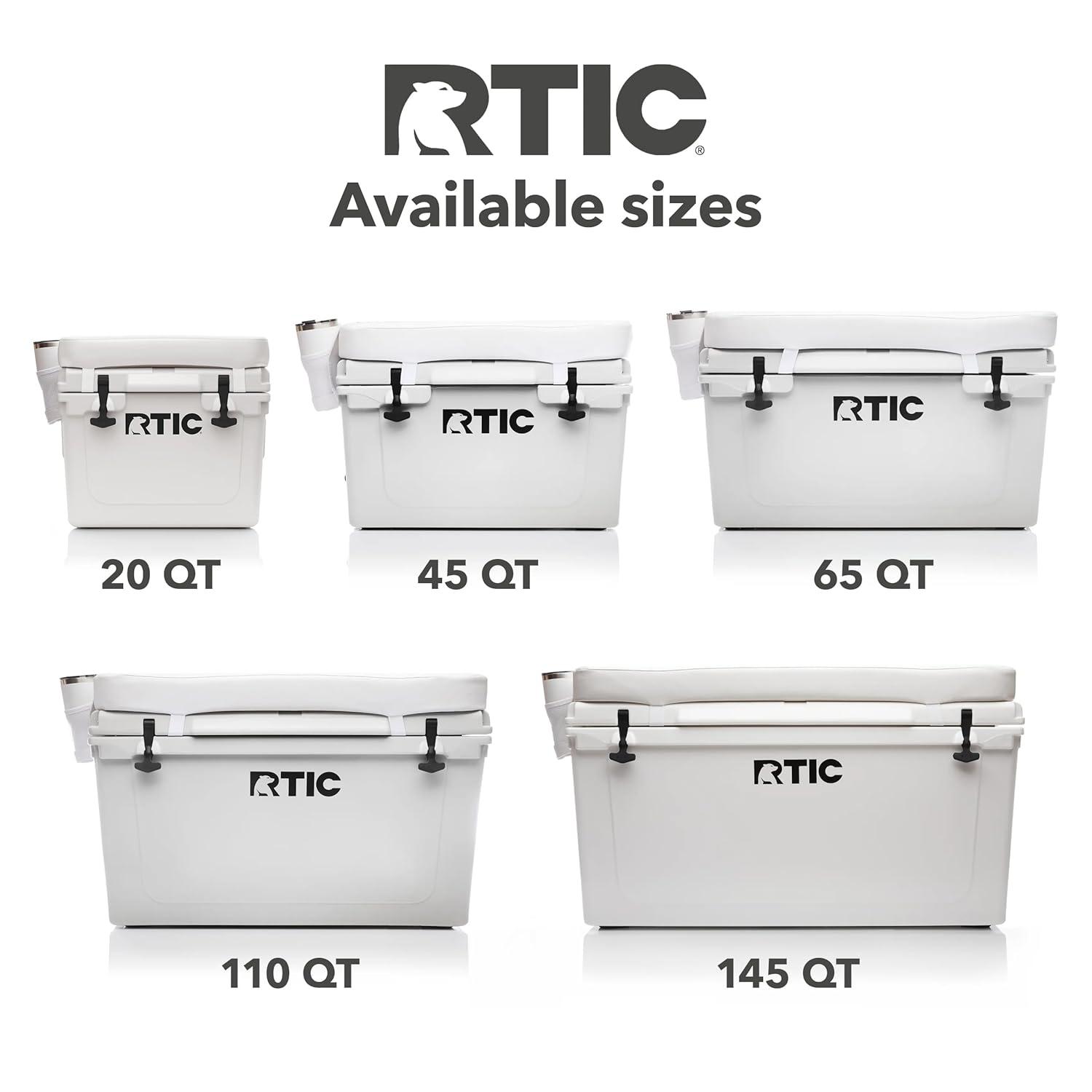RTIC Cushion for Ultra-Tough Cooler, Easy Clean Vinyl, fits 45 qt