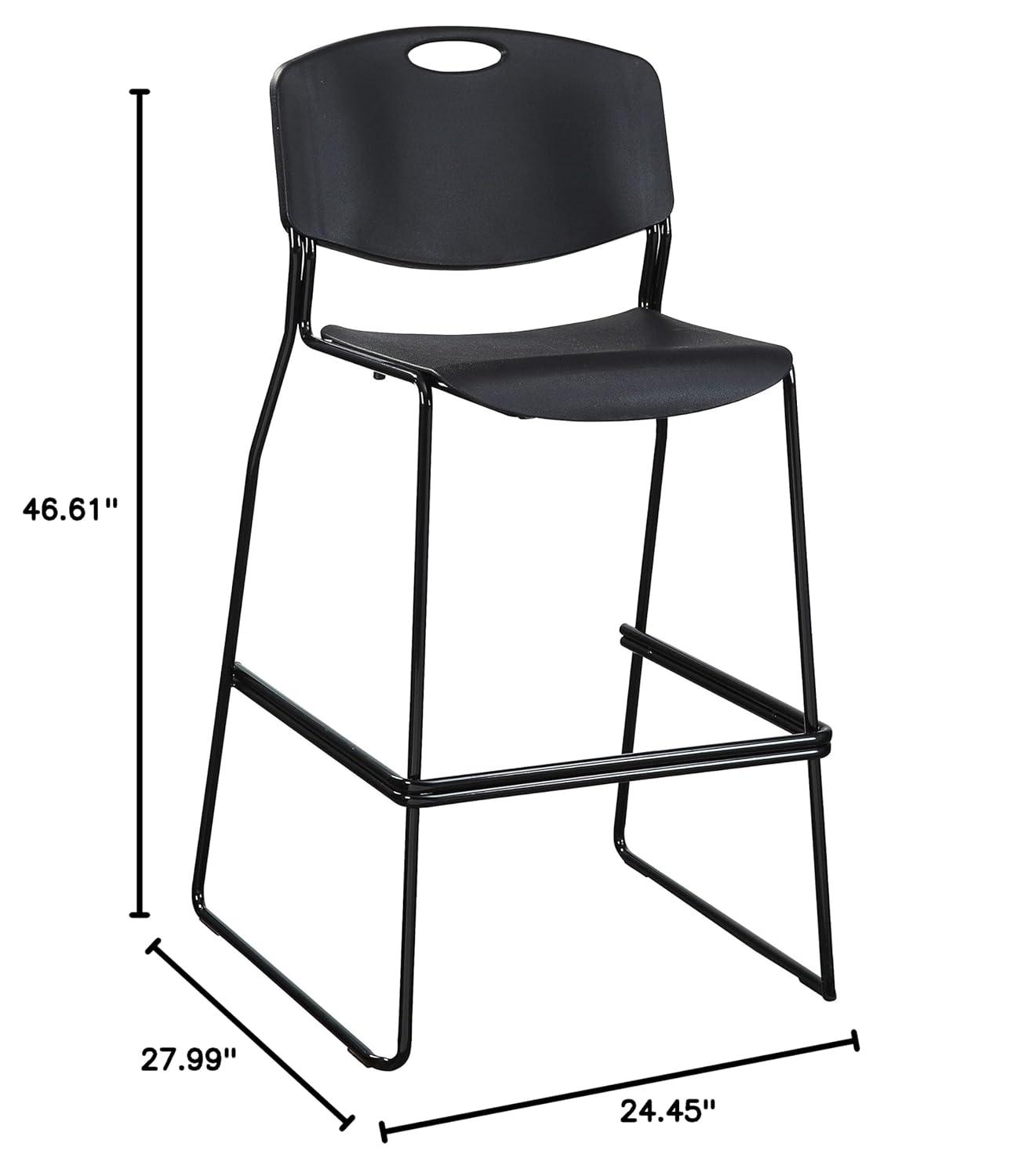 Lorell Hospitality Counter Stool with Metal Frame