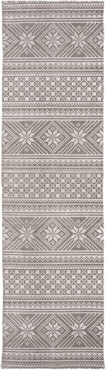 Cedar Brook CDR711 Loomed Indoor Runner Rug - Grey/Ivory - 2'3"x8' - Safavieh
