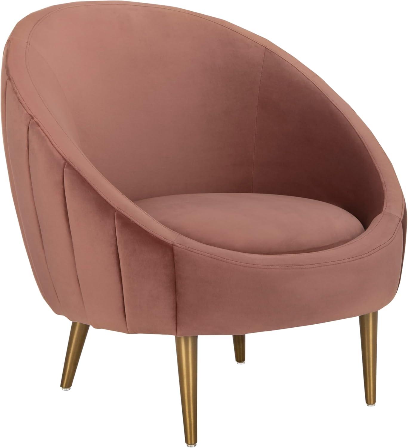 Razia Velvet Barrel Chair