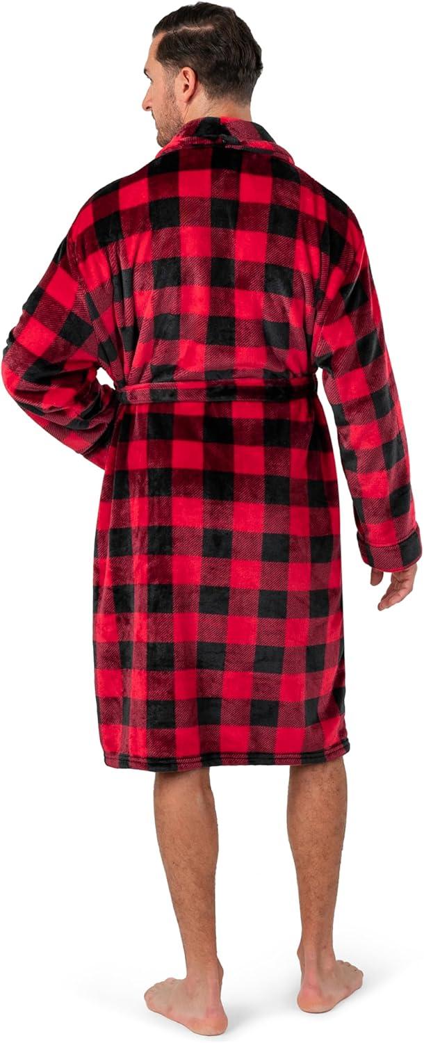 Rosalind Wheeler Speight Fleece Mid-Calf Bathrobe with Pockets