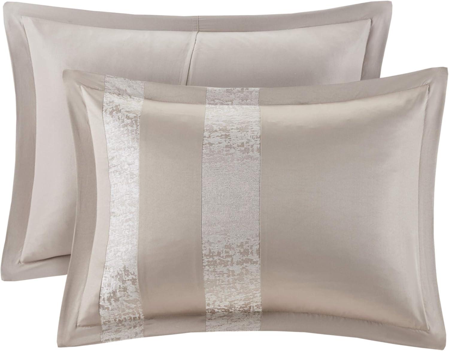 Madison Park Ava 7 Piece Chenille Jacquard Comforter Set