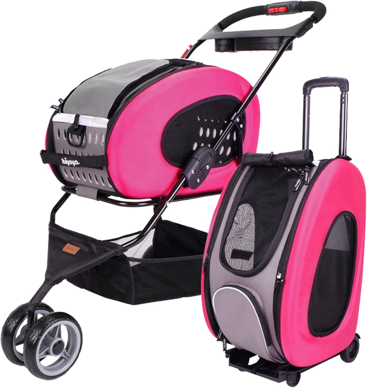 Ibiyaya 5-in-1 EVA Pet Carrier-Stroller