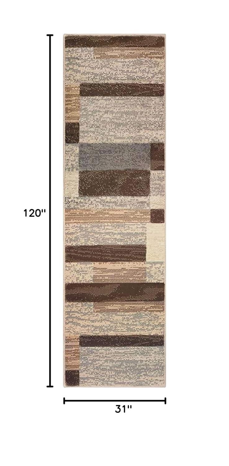 Superior Rockwood Geometric Indoor Area Rug, 8' x 8' Square, Slate