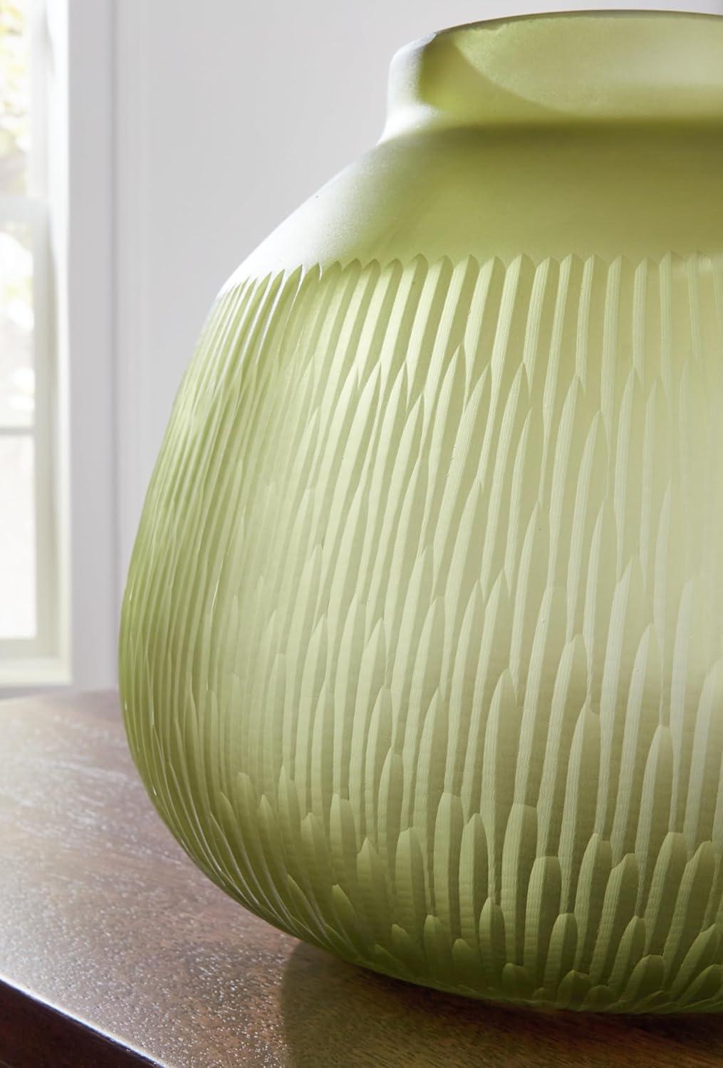 Signature Design by Ashley Scottyard Vase, Olive Green