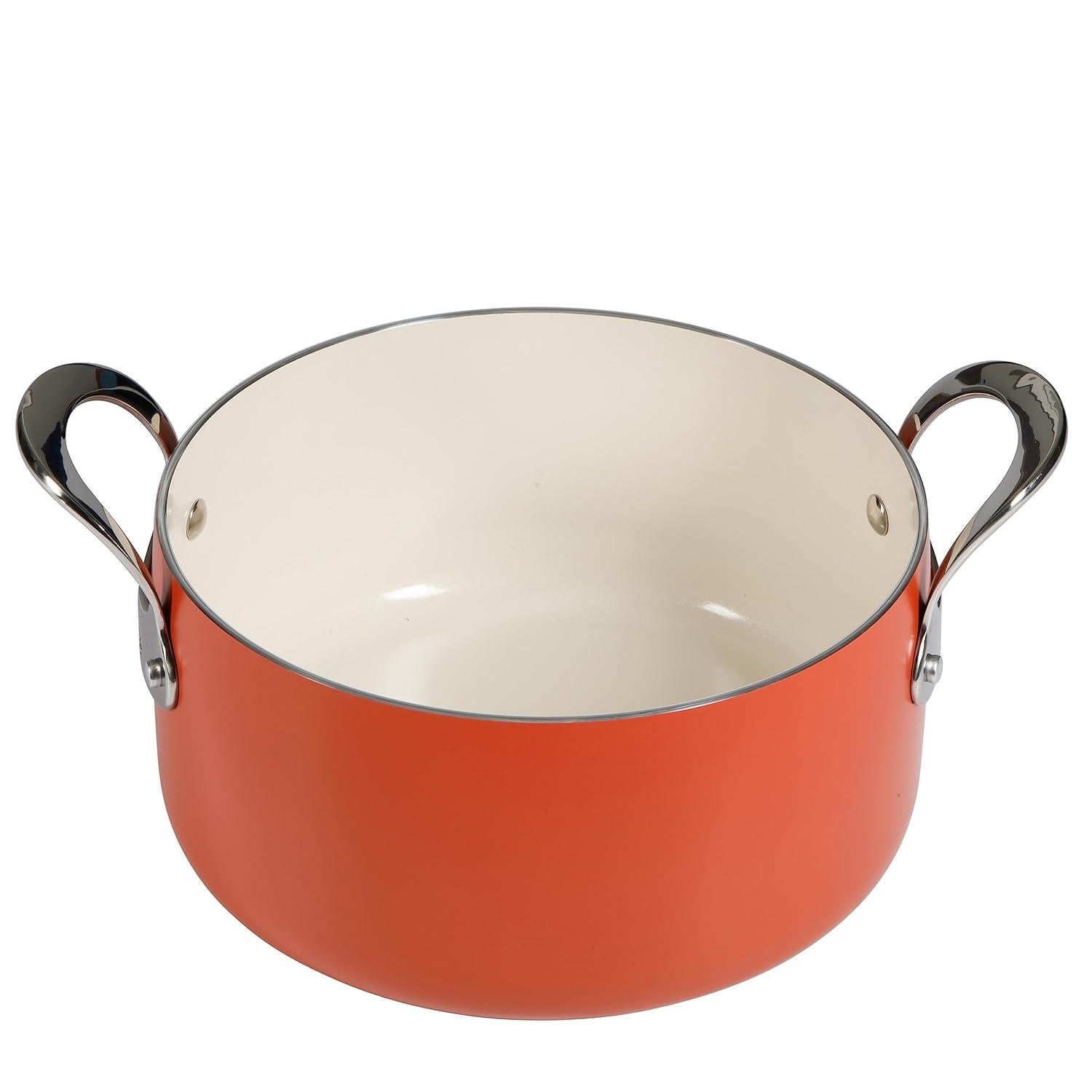 bloomhouse 6 Quarts Non-Stick Aluminum Round Dutch Set