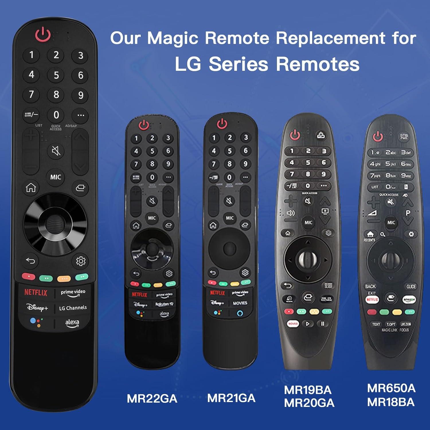 Voice Remote Control for LG Smart TV, Siawclub Magic-Replacement Remote with Pointer and Voice Function, for LG UHD OLED QNED NanoCell 4K 8K Smart TV