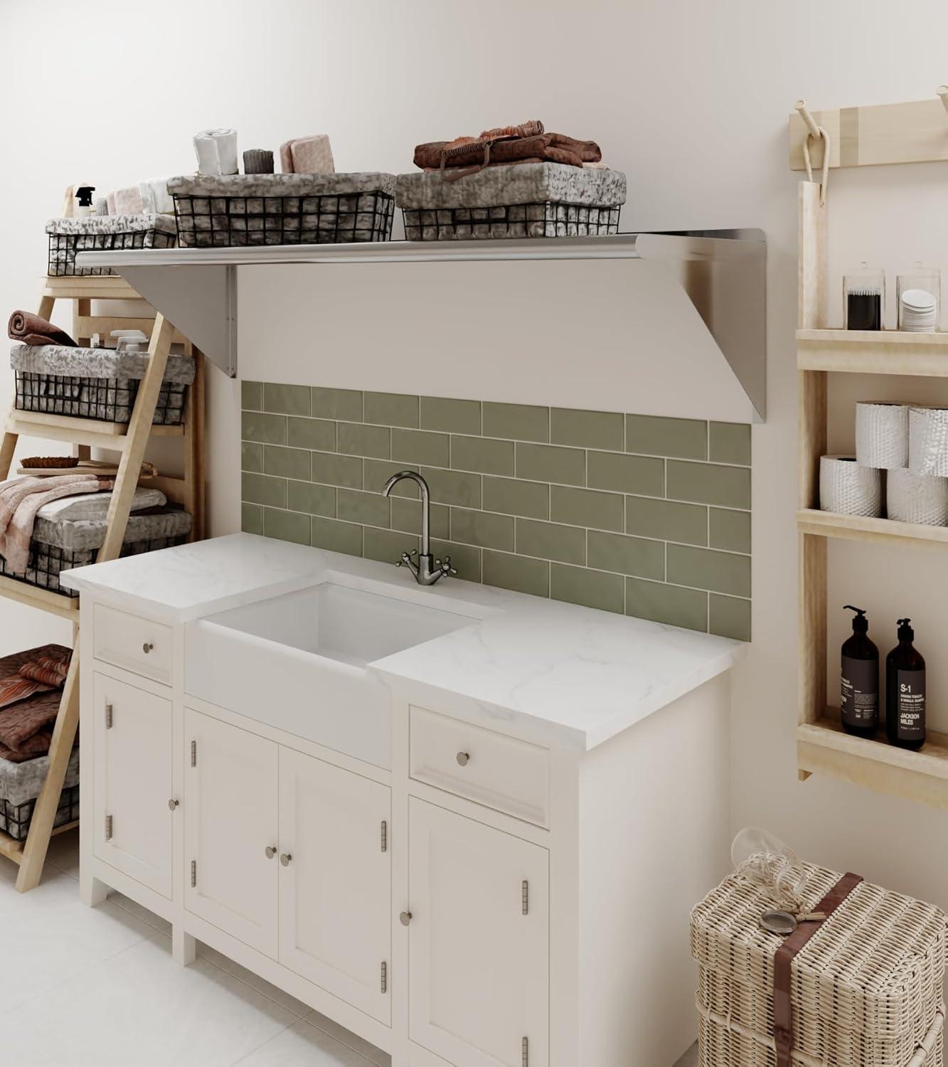 Amgood Stainless Steel Wall Mount Shelf