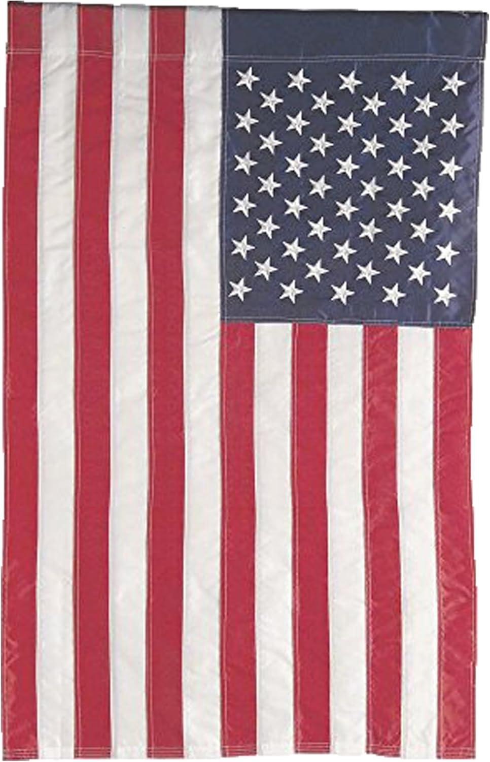 Evergreen Flag American Flag House Applique Flag