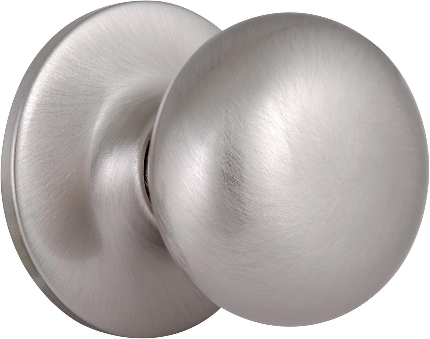 Design House 753301 Cambridge 2-Way Adjustable Passage Door Knob, Satin Nickel