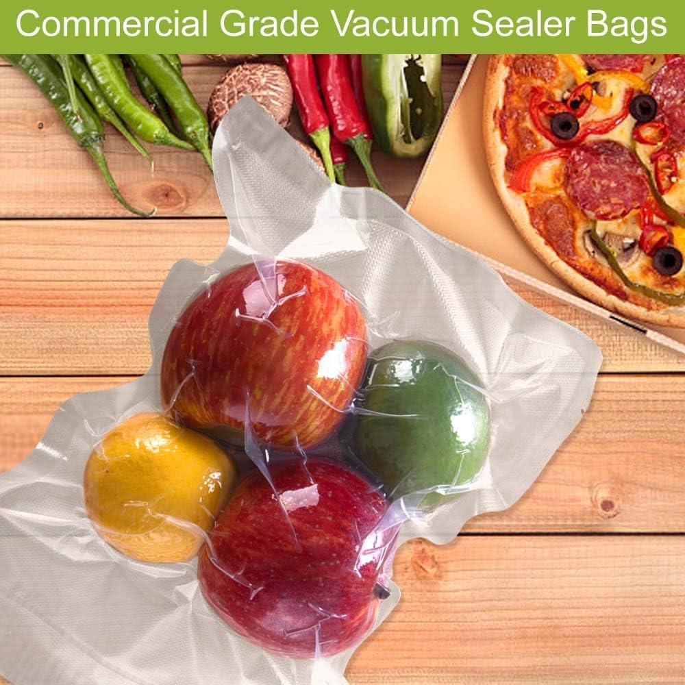 VacYaYa 200 Gallon Size 11 x 16inch Food Saver Vacuum Cleners Sealer Bags for Food Storage,Seal a Meal Freezer Bags with BPA Free