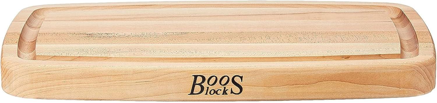 John Boos Block Wide Reversible Cutting/Carving Board with Juice Groove and Integrated Handles