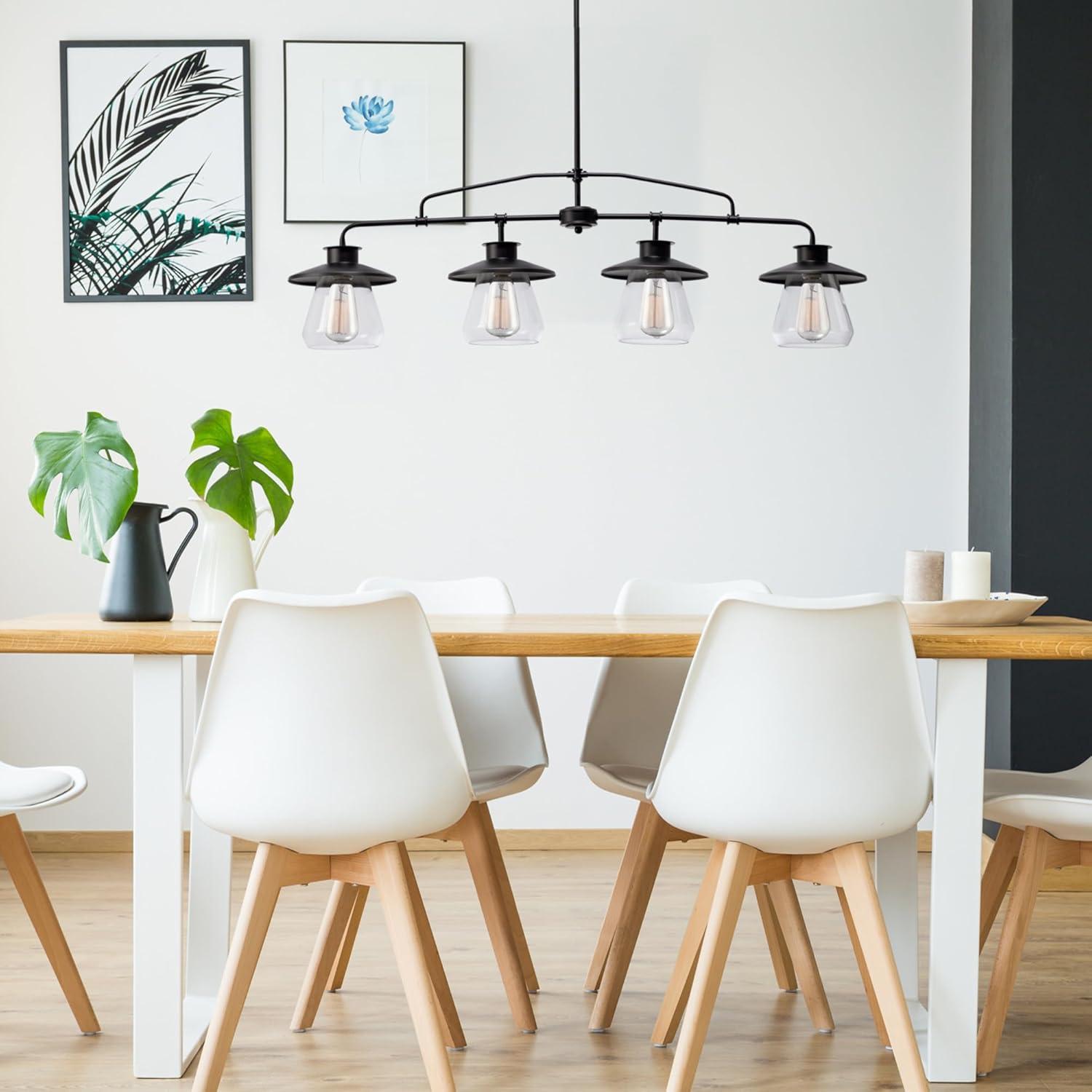 Nate 4-Light Oil Rubbed Bronze Pendant