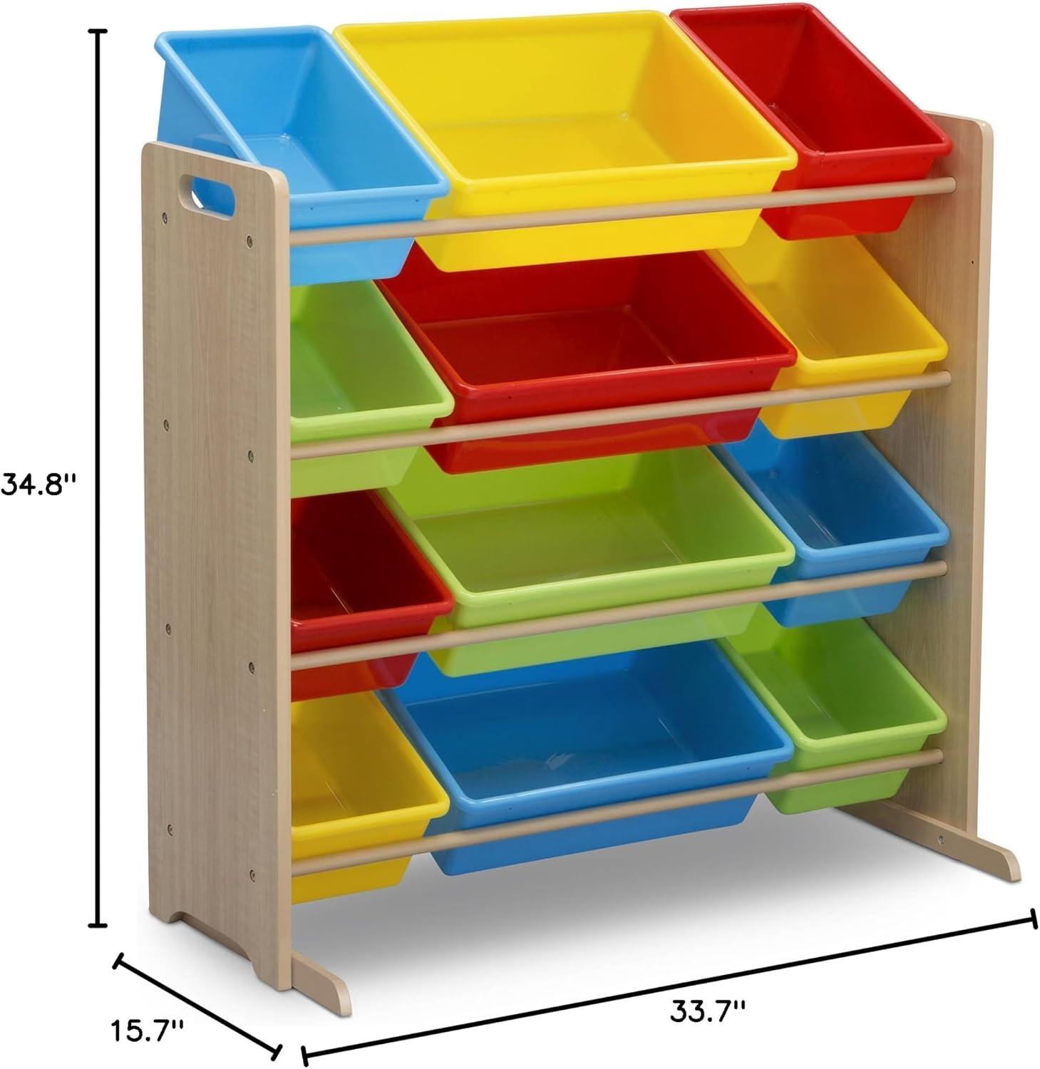 Delta Children Delta Children Kids Toy Storage Organizer with 12 Plastic Bins