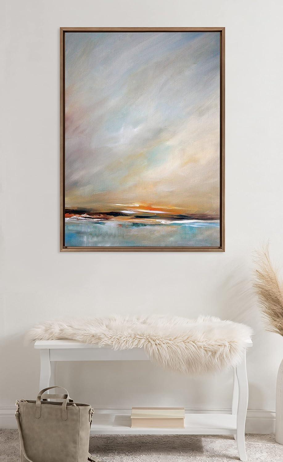 Sylvie Day's End Framed Canvas by Mary Sparrow - Kate & Laurel All Things Decor