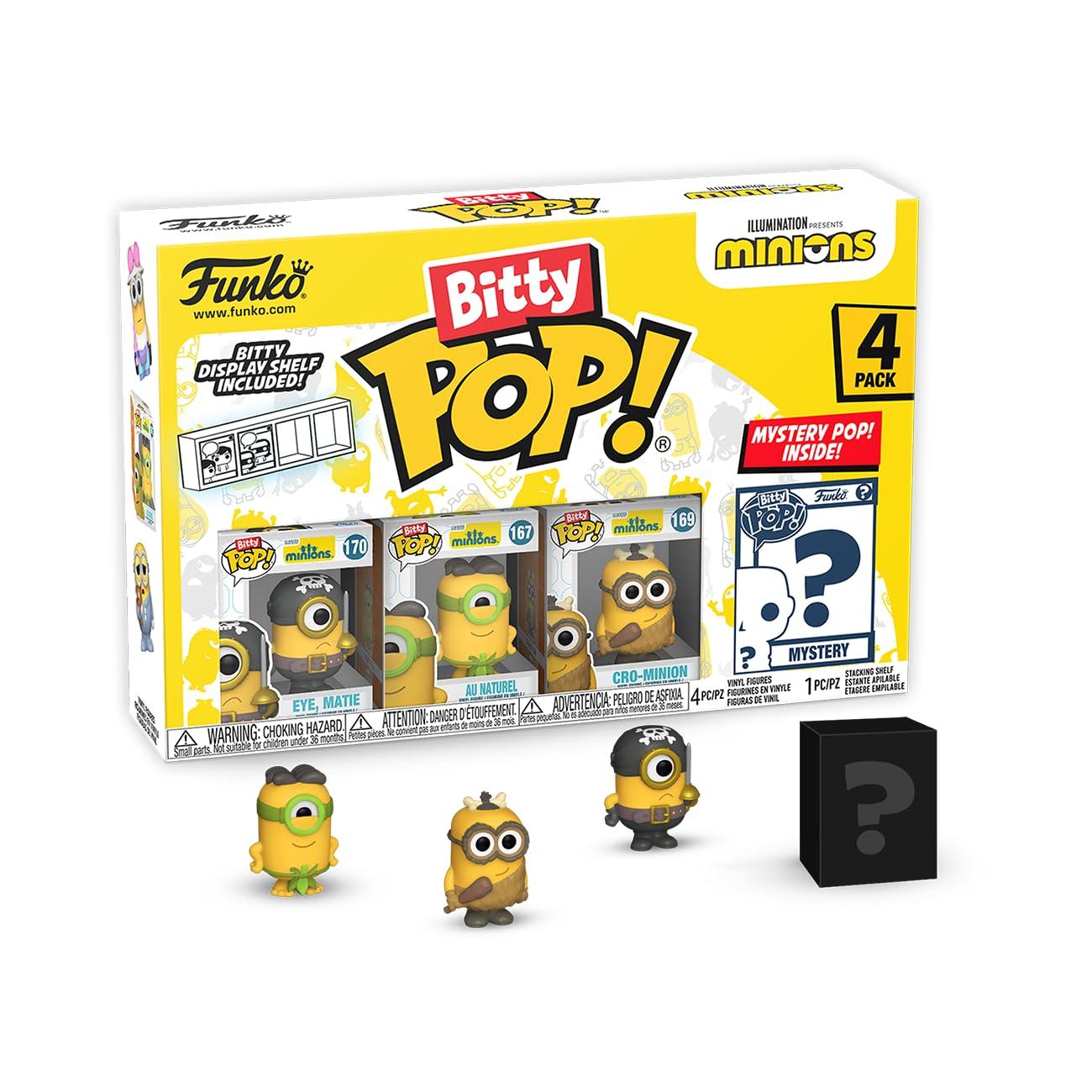 Funko POP! Movies Minion Eye Matie Vinyl Figure, 1.20" x 5.50" x 3.60", 4 Pack