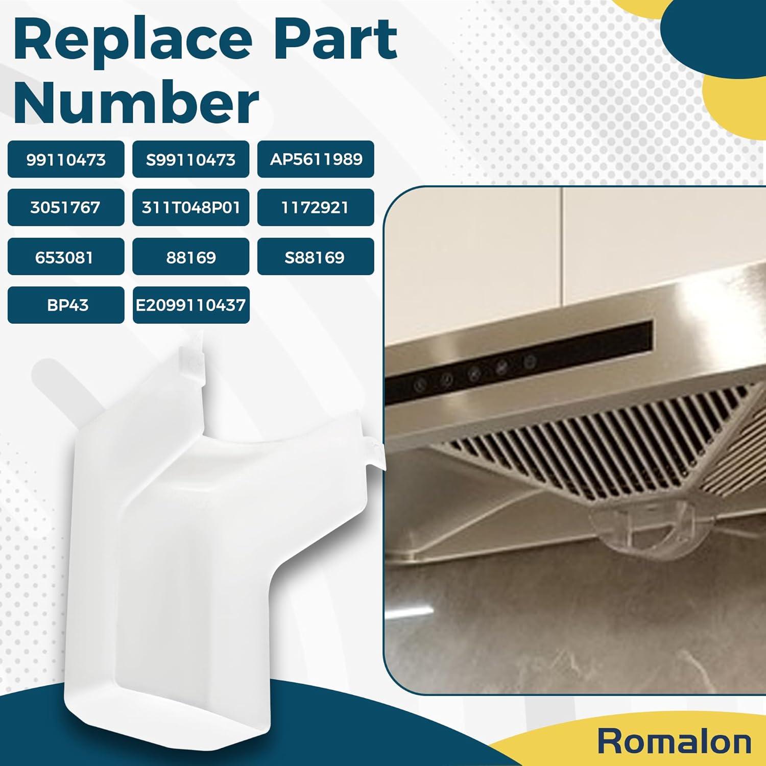 WeiLaiKeQi 99110437 Range Hood Light Lens Cover Lightweight Easy to Install Replacement