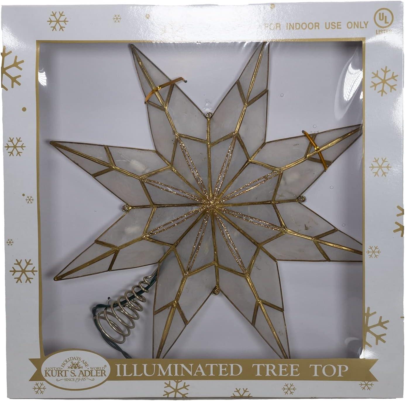 Kurt Adler Tree Topper - Lighted