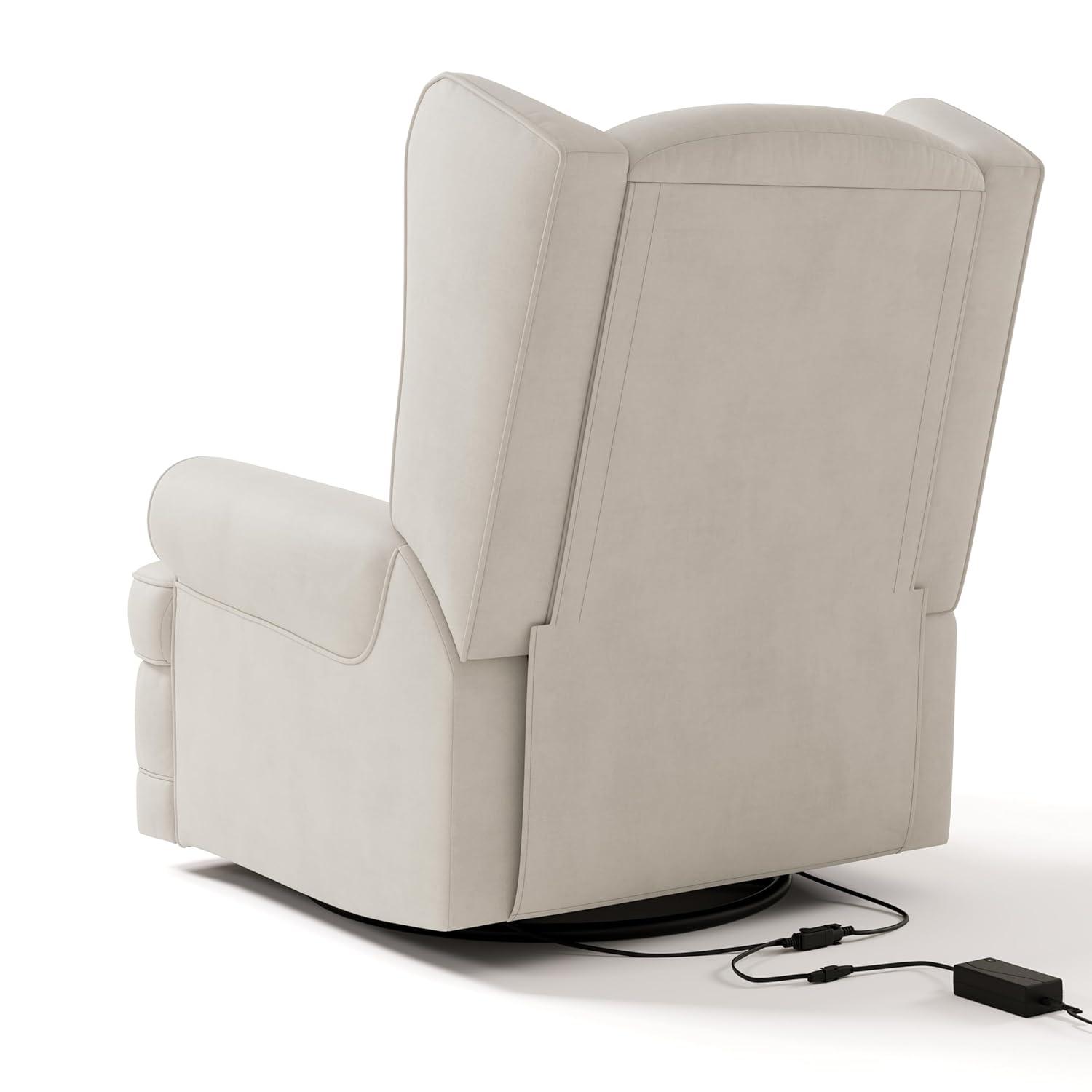 Serenity Swivel Reclining Glider with USB
