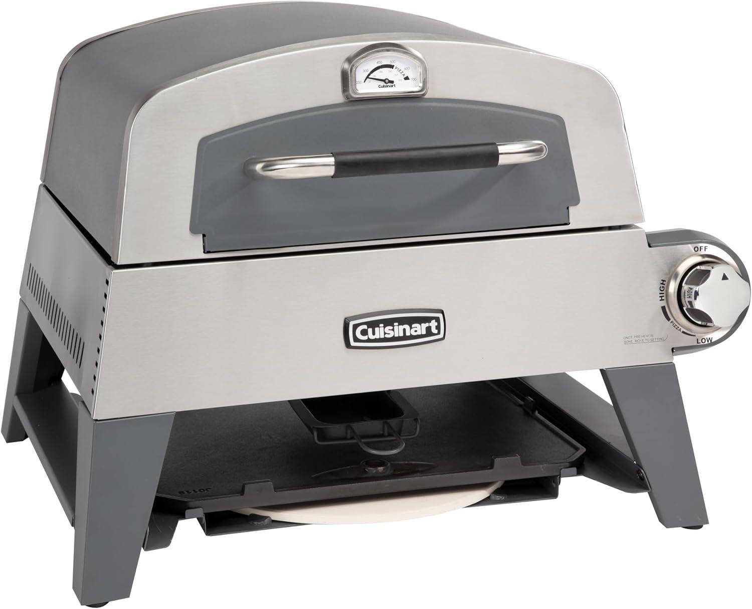 Cuisinart Stainless Steel Propane Grill, Griddle, & Pizza Oven