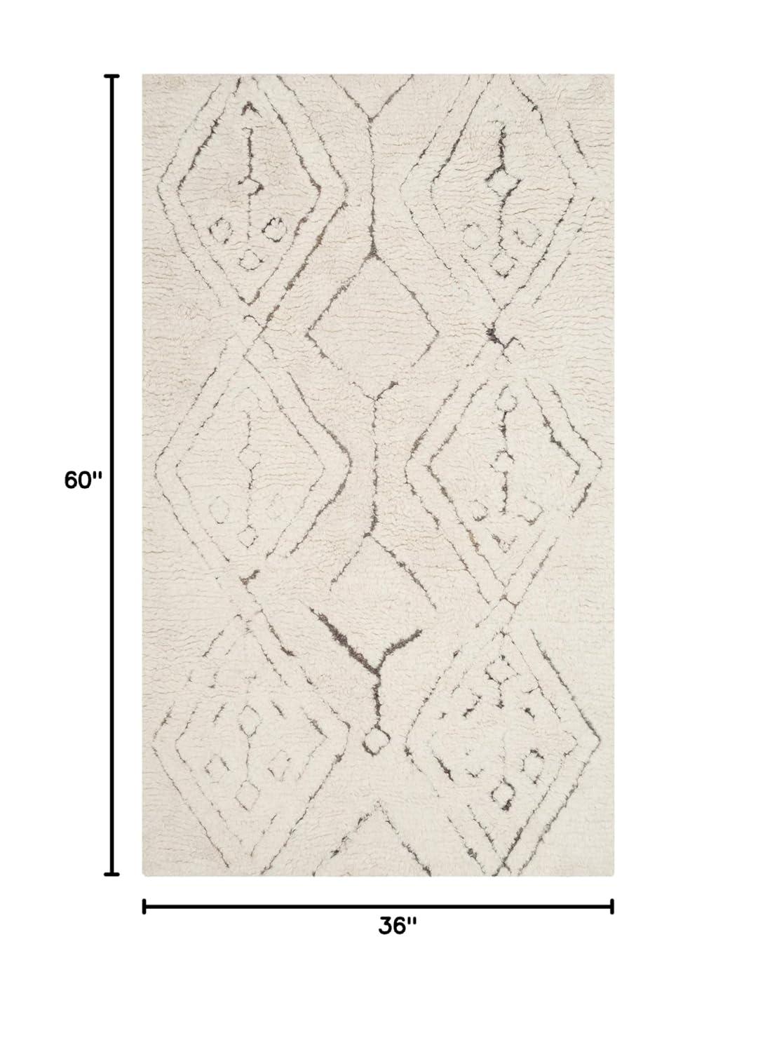 Safavieh  Casablanca Arleen Hand-tufted Tribal Area Rug 3'  x  5' 3' x 5' Indoor,Handmade Living Room,Bedroom Rectangle