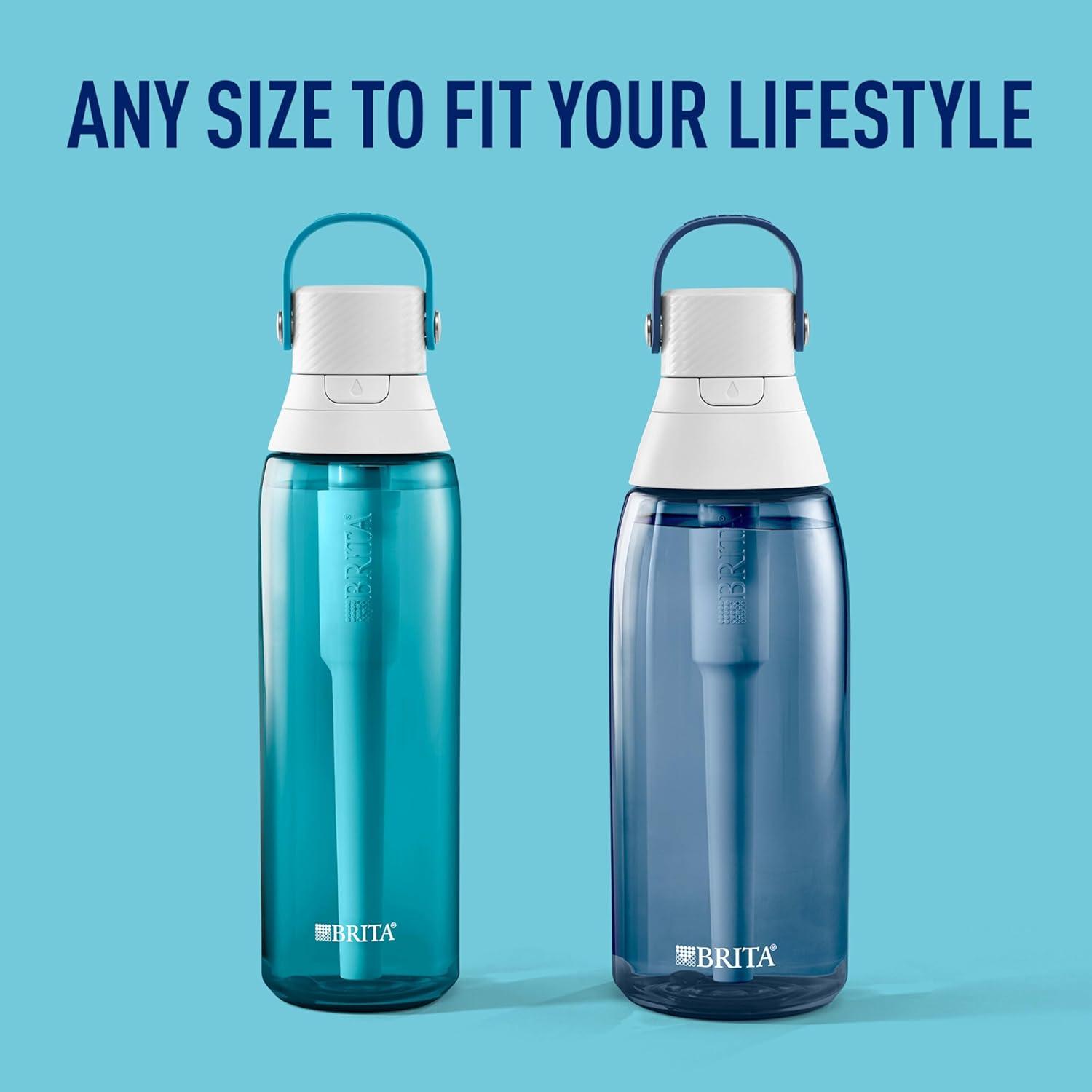 Brita 36 oz Night Sky Premium Leak Proof Filtered Water Bottle with Straw