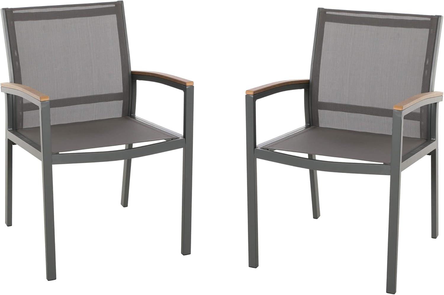 Claypool Outdoor Dining Armchair (Set of 2)