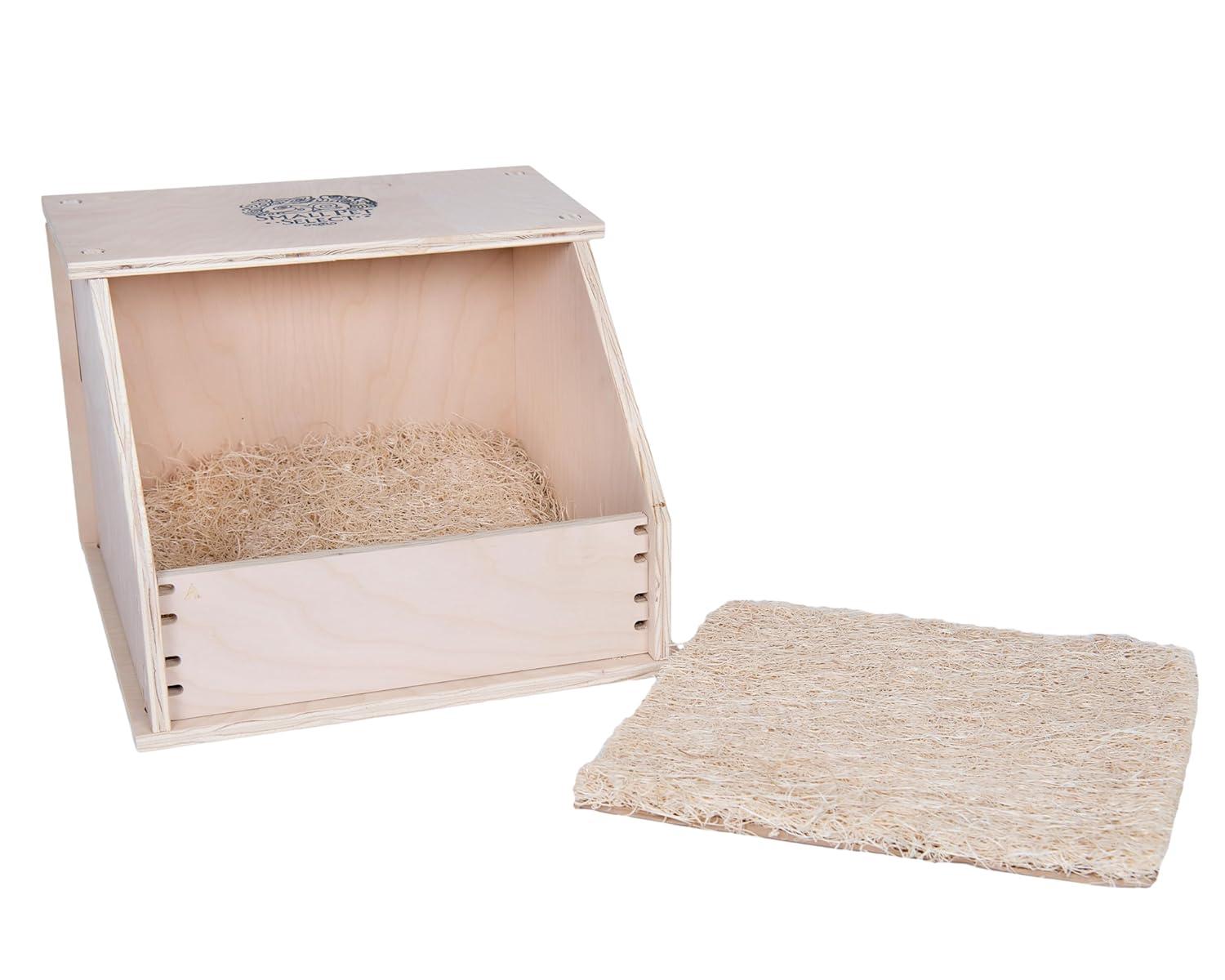 Small Pet Select - Chicken Nesting Box, 15x15x11, for Hens Laying Eggs, Wooden, Chicken Coop Nest Box,