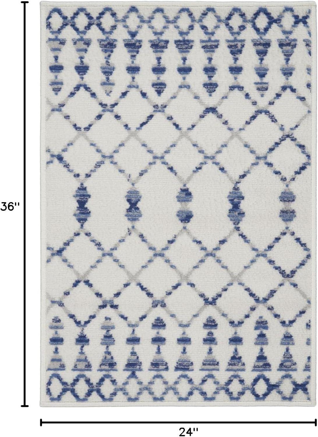 Nourison Whimsicle WHS02 Indoor only Area Rug - Ivory 2' x 3'