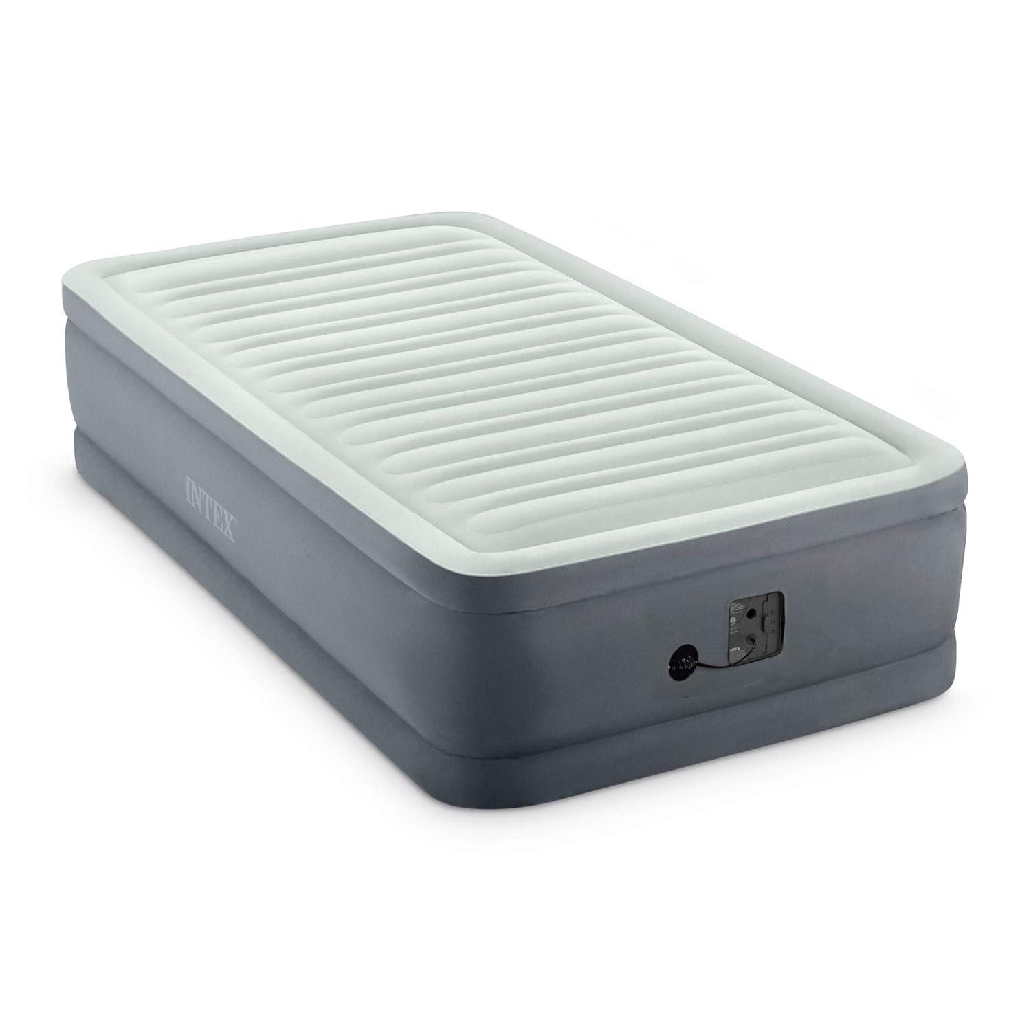 Intex PremAire Dream Support Fiber Tech Air Mattress with Built-In Pump & Reviews | Wayfair