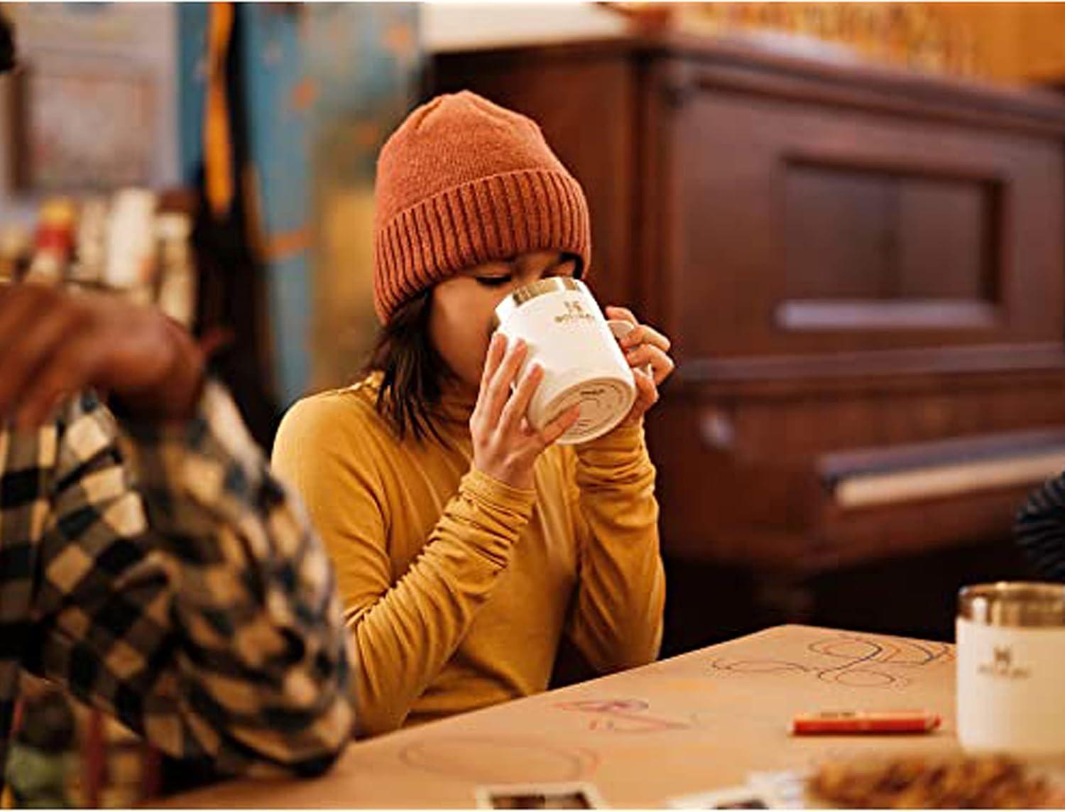 Polar White Stainless Steel Travel Mug with Tritan Lid