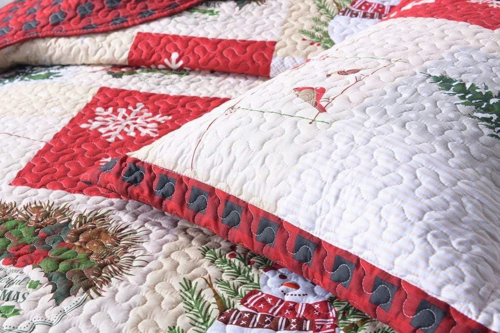 MarCielo Plaid Quilt Set