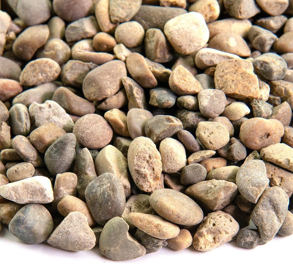 Landscape Rock & Pea Gravel, Decorative Garden Stones for Landscaping 3/8"