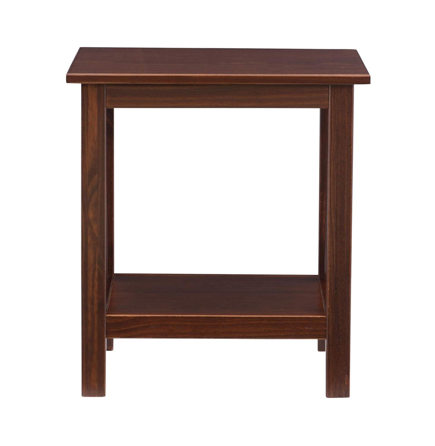 20" Titian Transitional End Table Brown - Linon