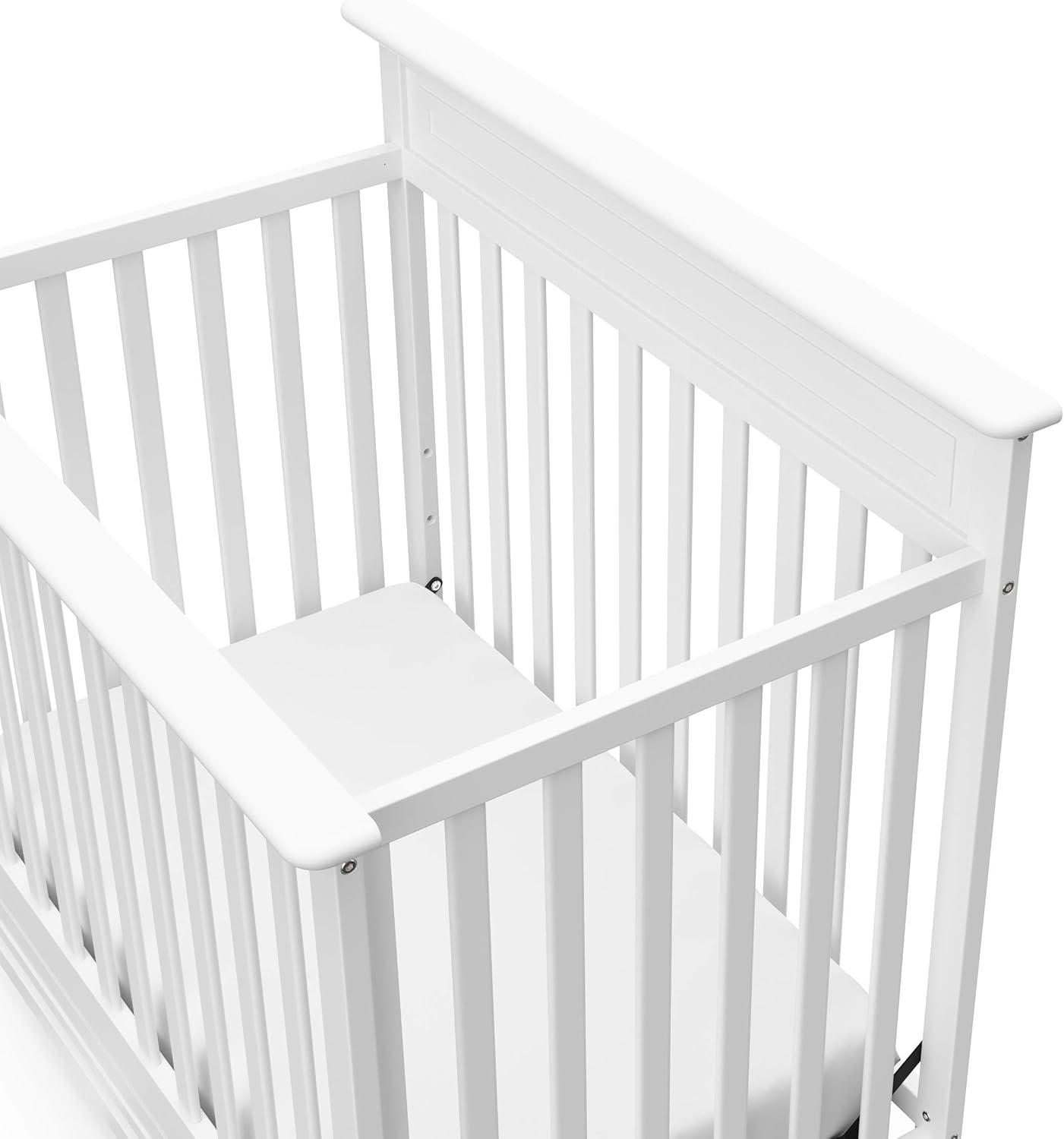 Petal 4-in-1 Mini Convertible Crib with Mattress