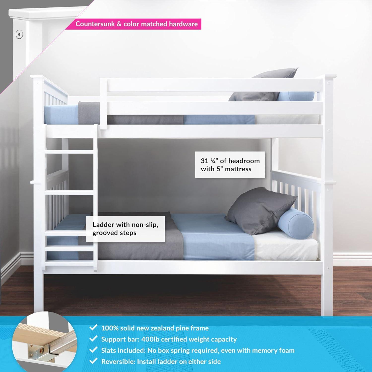 Max & Lily Twin over Twin Bunk Bed