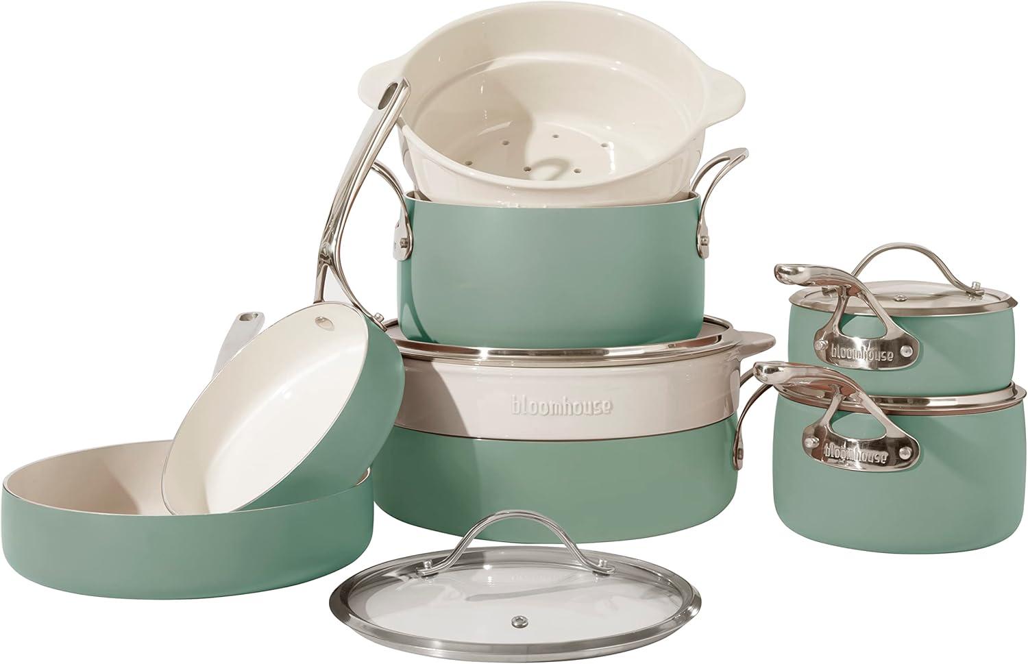 12 - Piece Non-Stick Aluminum Cookware Set