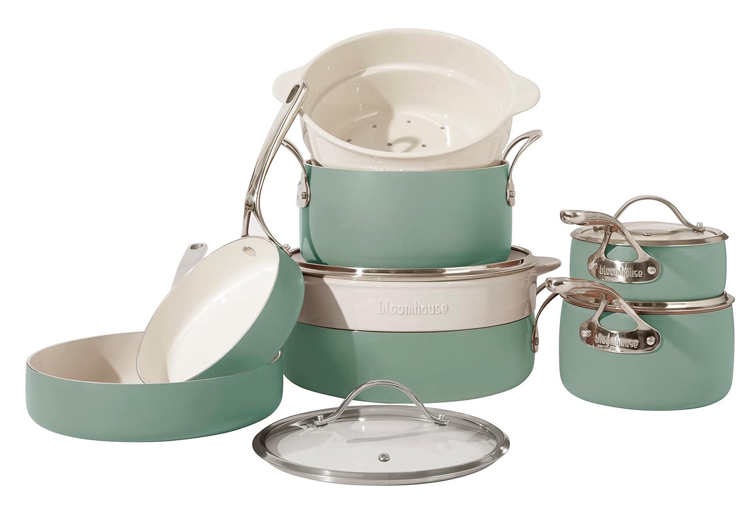 12 - Piece Non-Stick Aluminum Cookware Set