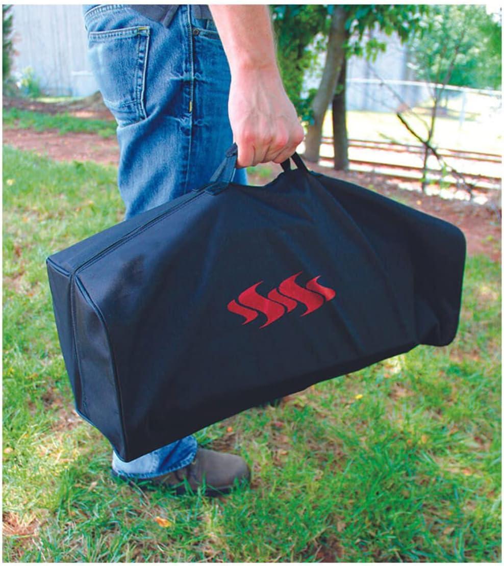 Black Heavy-Duty Polyester Grill Cover Tote