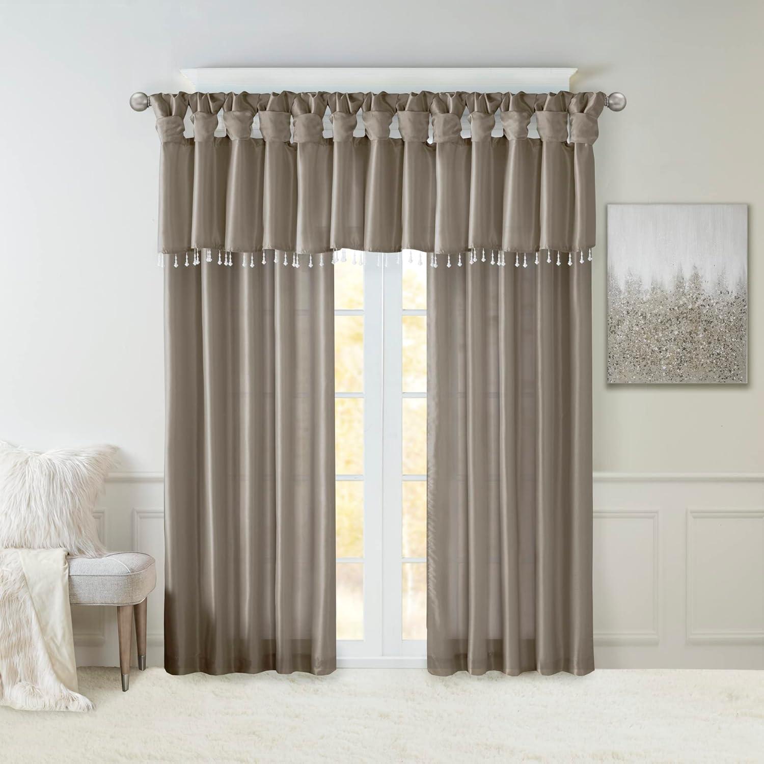 Madison Park Rivau Light-Filtering Single Curtain Panel